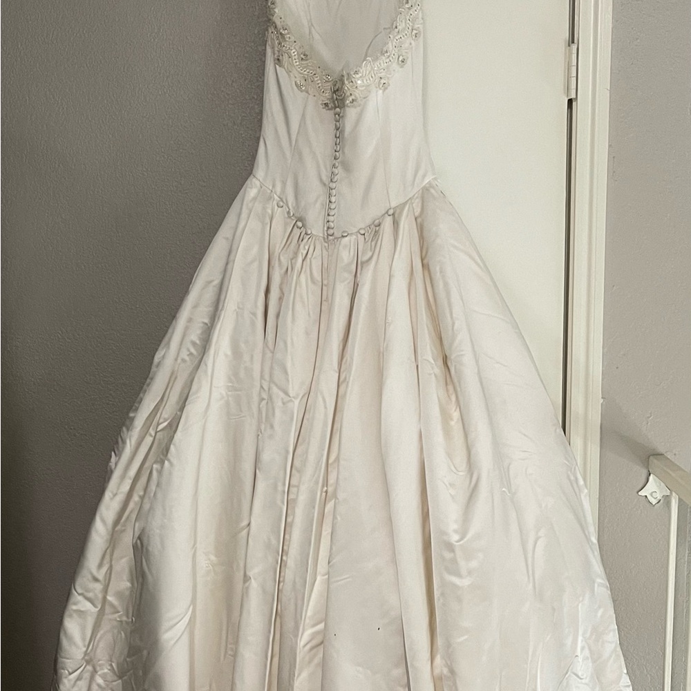 Amsale Strapless Wedding Dress